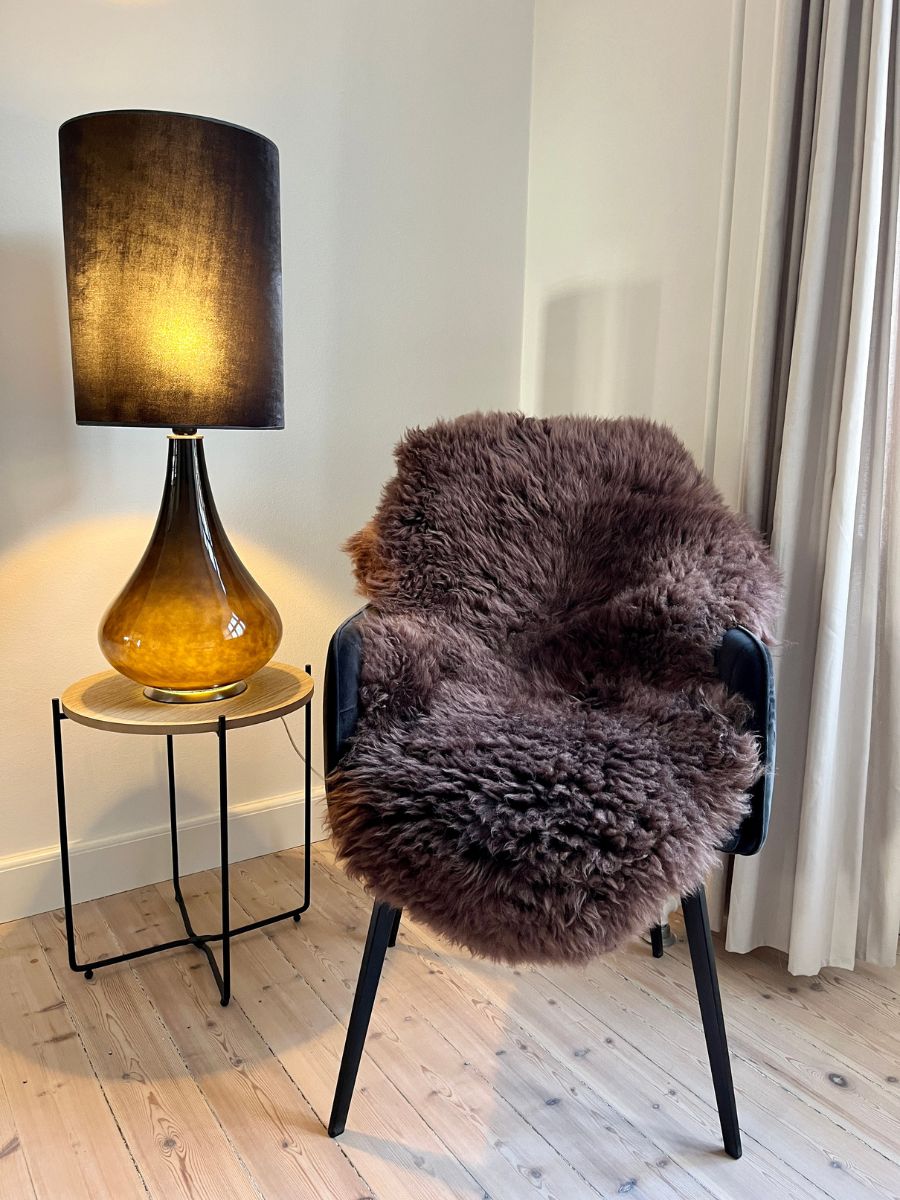 Rug 60*90 New Zeeland Sheep Skin Brown – Stampe Denmark