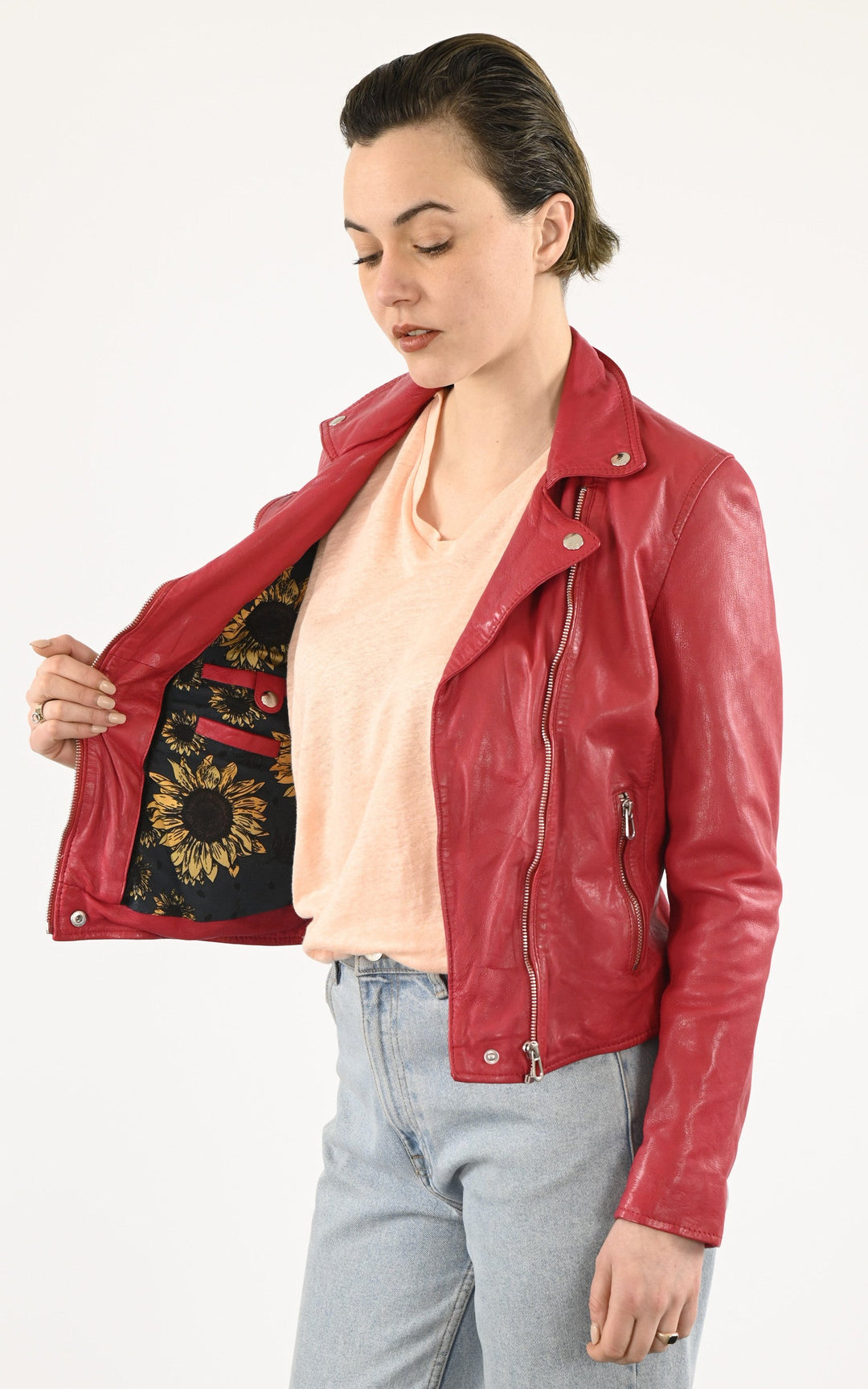 A "OLYMPE 101964" Rose Rose Garden Blouson Femme interior photo