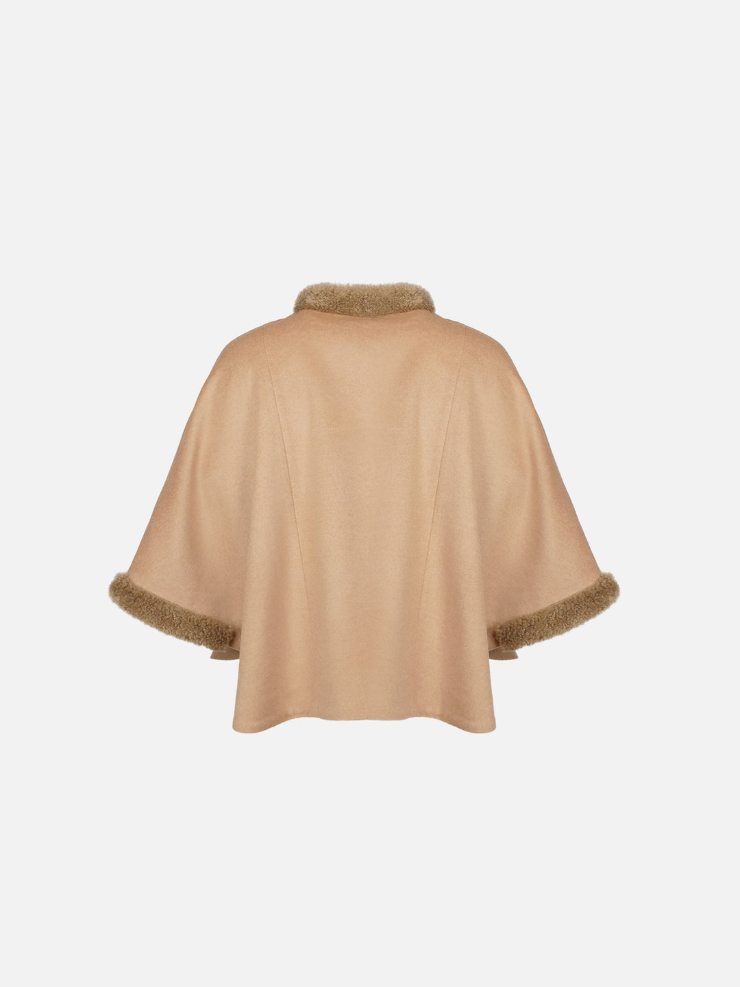 Damini Poncho, 75 cm. - Cashmere - Kvinde - Camel