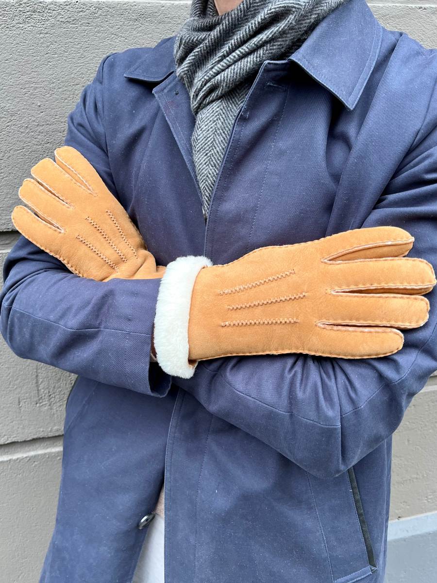 ZXM-011 Gloves - Sheep Leather - Accesories - Camel