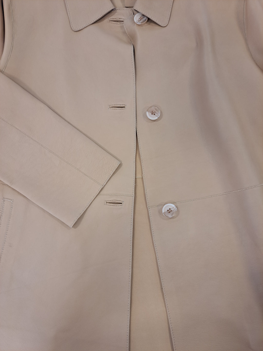 Solana, 68 cm. - Krave - Lamb Dior Bonded Læder-Damer - Cafe Latte