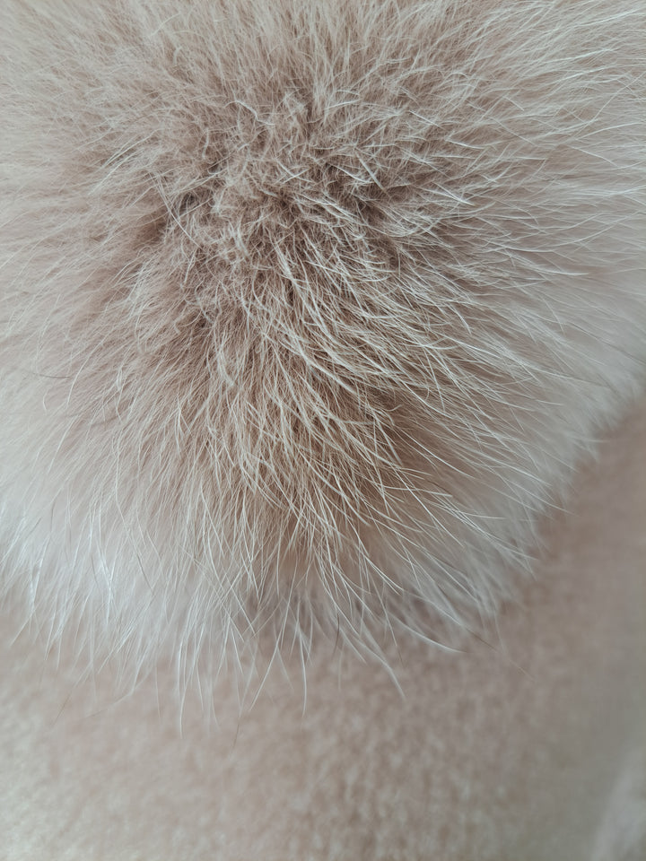 Gamal-A, 100 cm. - Hood - Air Wool - Women - Dust Rose