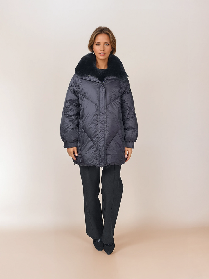 Ivory, 80 cm. - Down - Women - Black