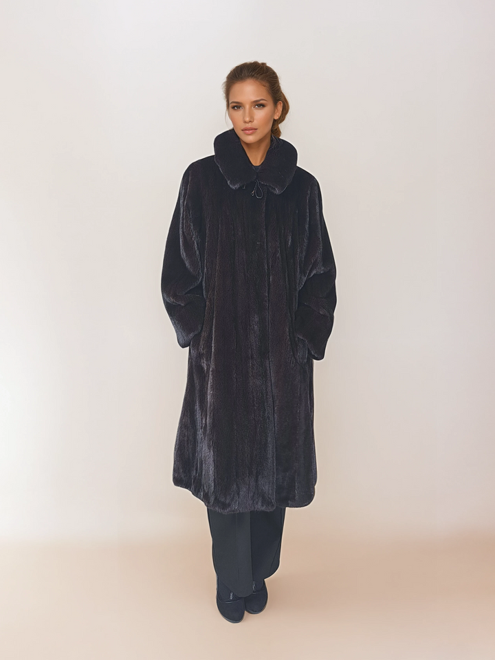 Alina, 110 cm. - Mink Let Out - Kvinder - Sort