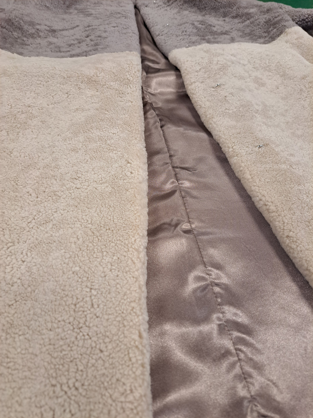 Filuka Filuka, 100 cm. - Collar - Cordero Rizado - Mujer - Latte & Dark Beige ...