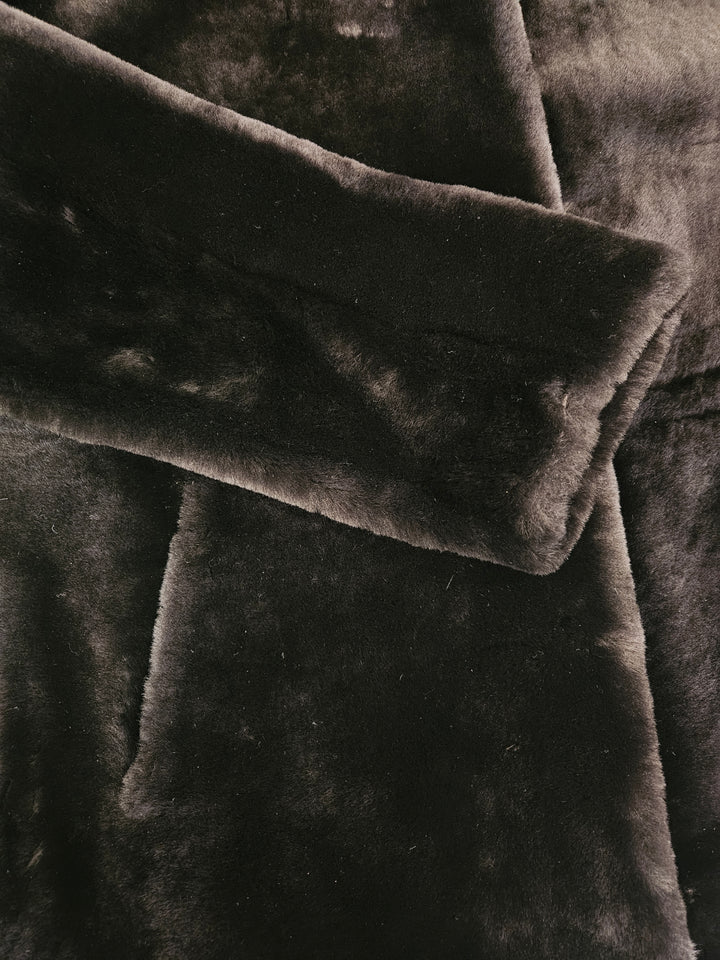 Harfleur, 85 cm. - Cordero Pelo Liso - Mujeres - Castaño Oscuro