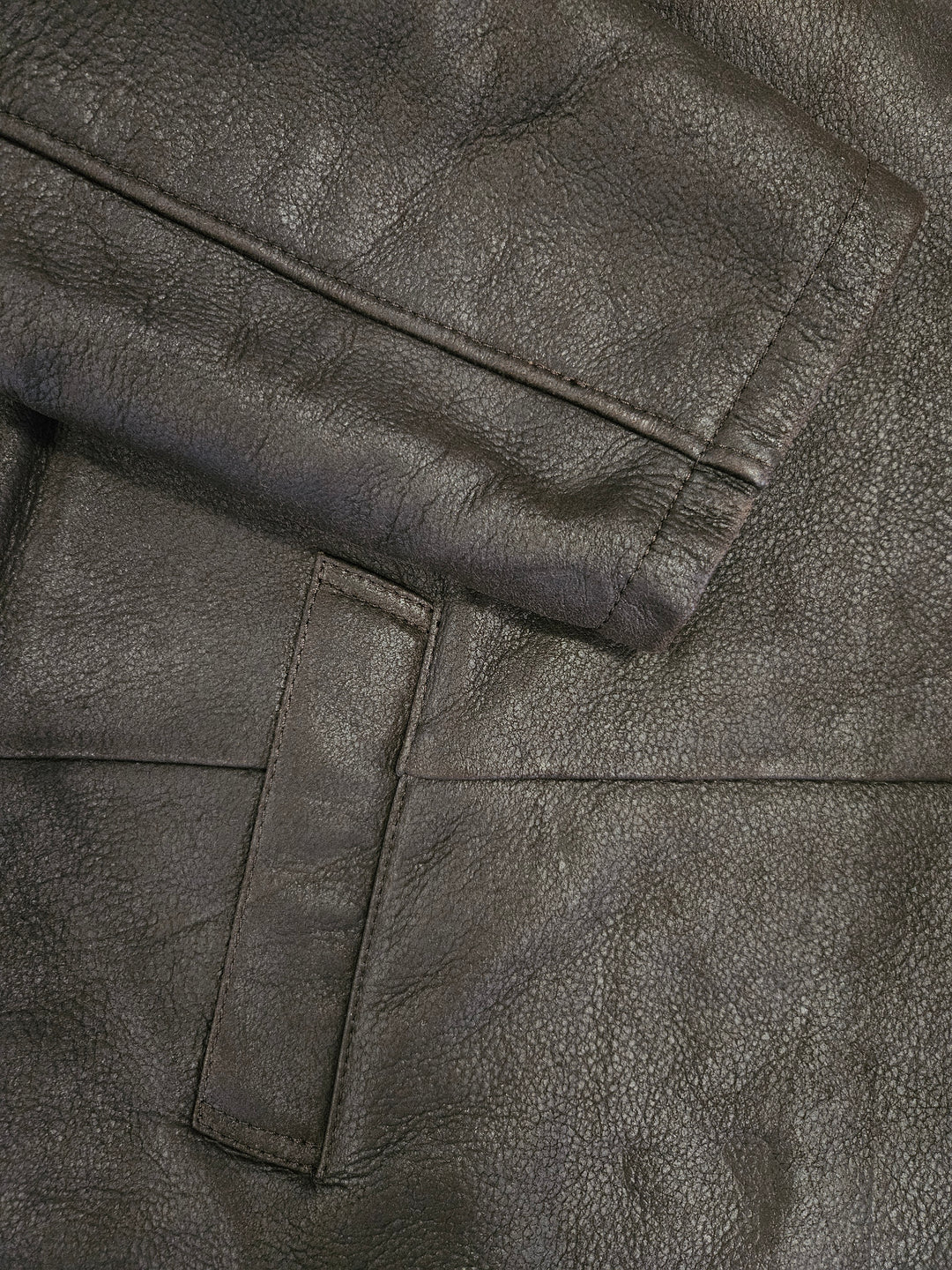 Donkraft, 80 cm.  - Nappa Lamb Crack - Mand - Brun