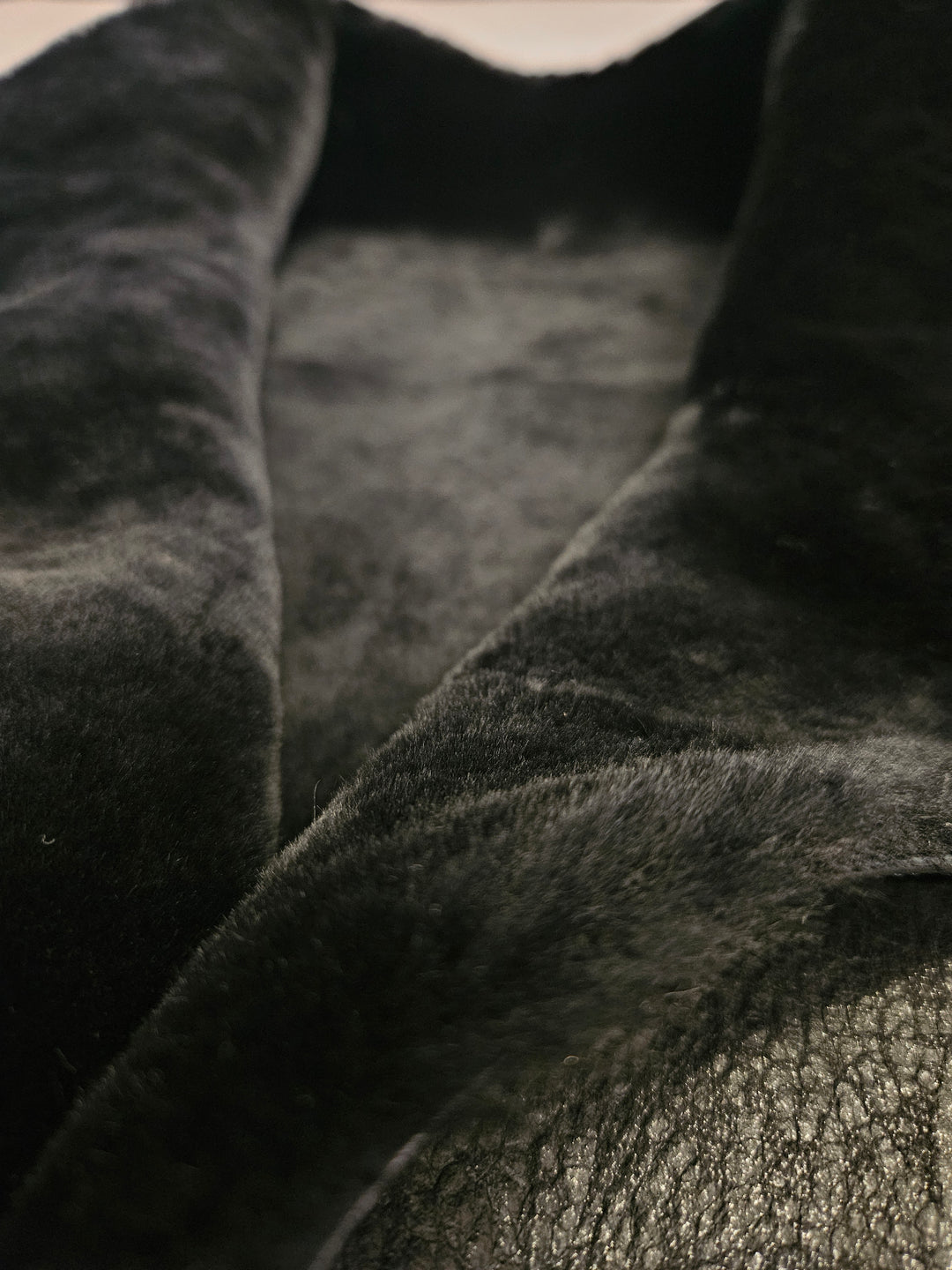 Jamie, 105 cm. - Colletto - Agnello Nappa - Donna - Nero
