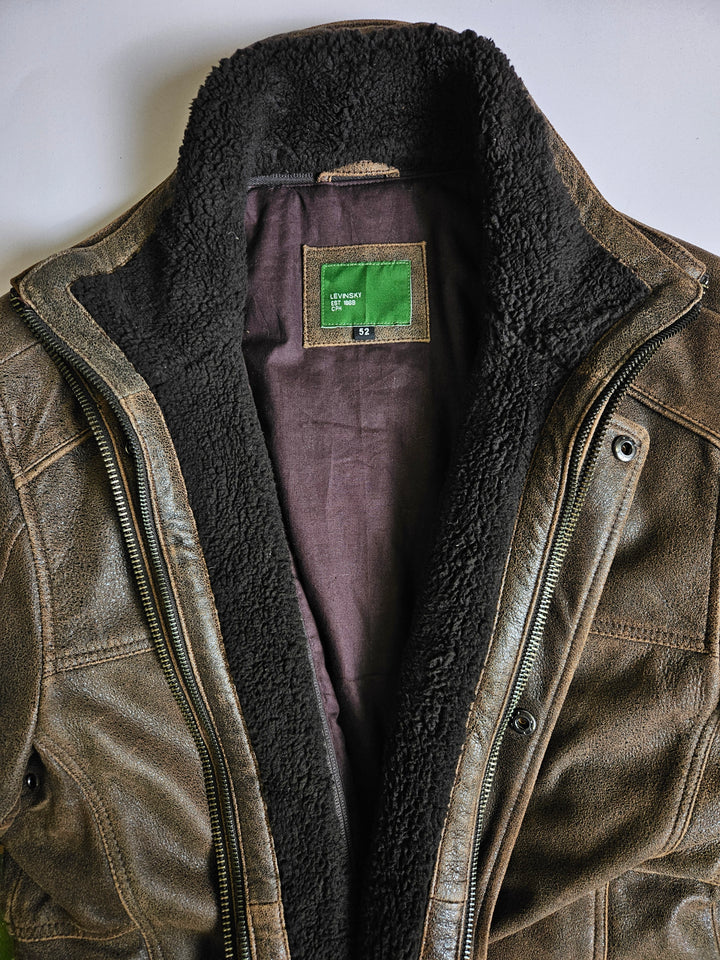 Winter Gomez, 80 cm. Lamb Crackle - Man Brown
