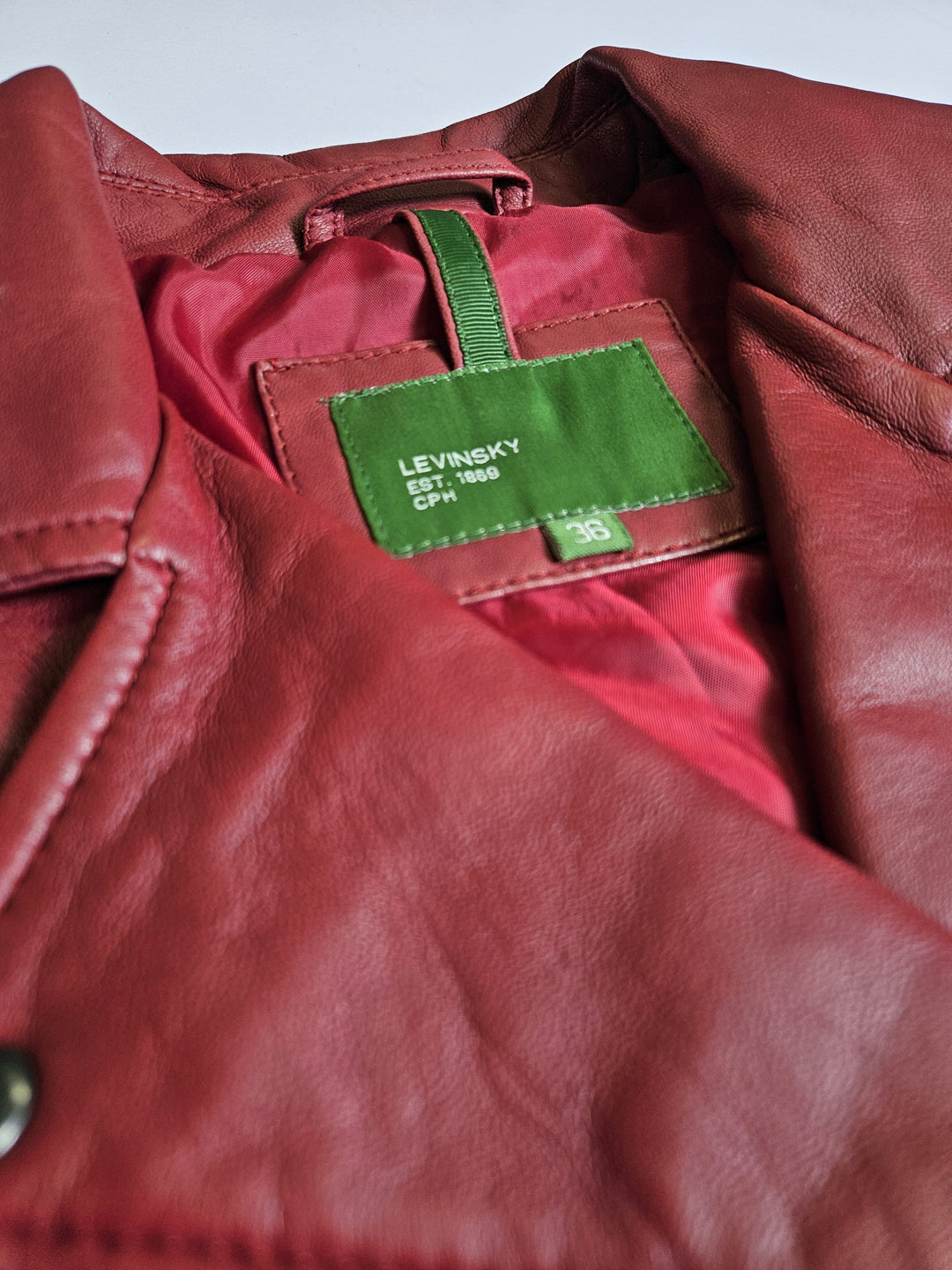 Bella - Lamb Malli Leather - Donna - Rosso