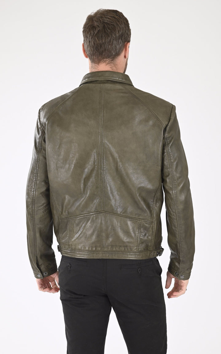 A "IVAR" Kaki La Canadienne Blouson Homme back photo