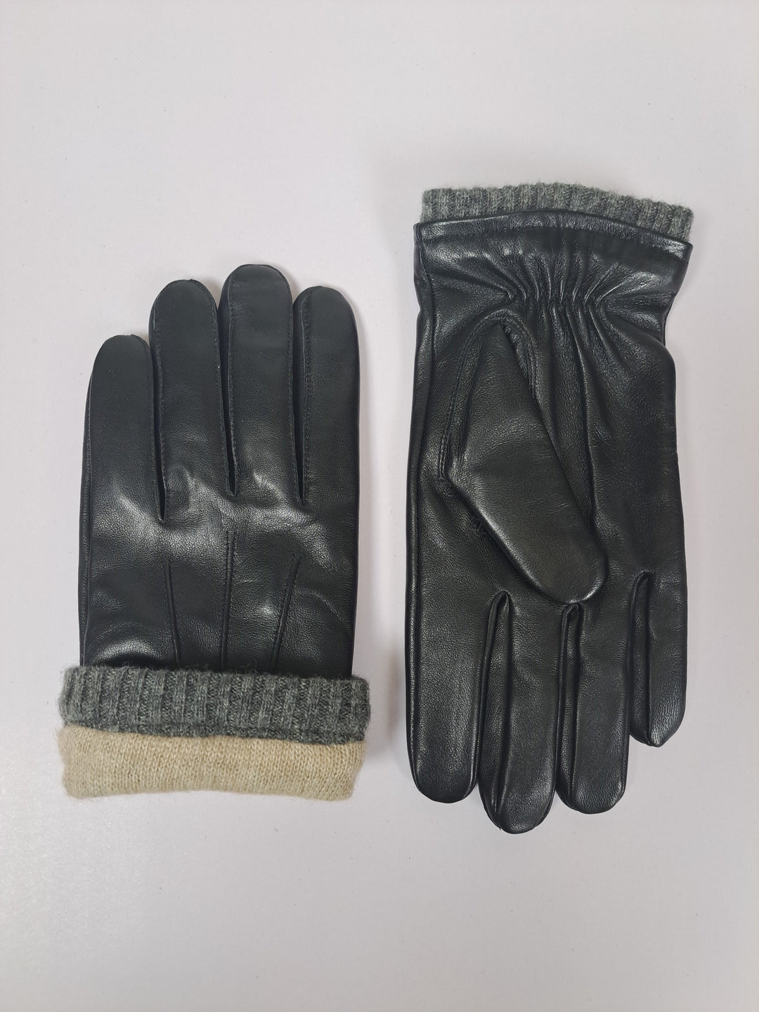 3230 Handske - Lamme Slink Læder - Tilbehør - Sort