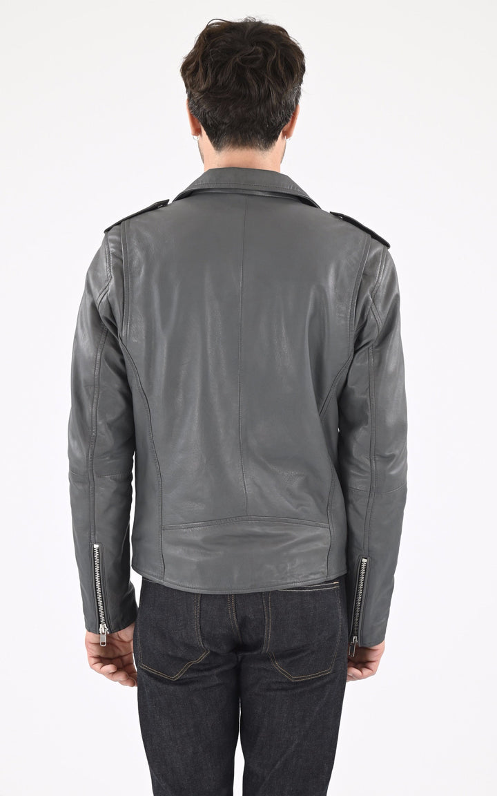 A "ROCKY" Gris Serge Pariente Perfecto Homme back photo
