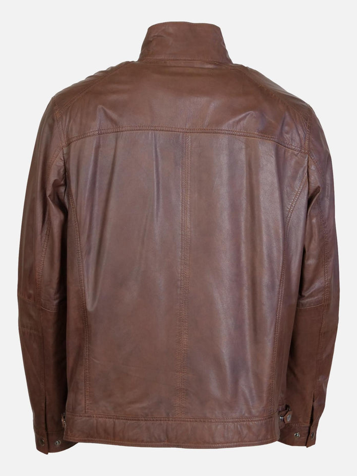 51540 - Lamb Malli Leather - Man - Parker Cognac
