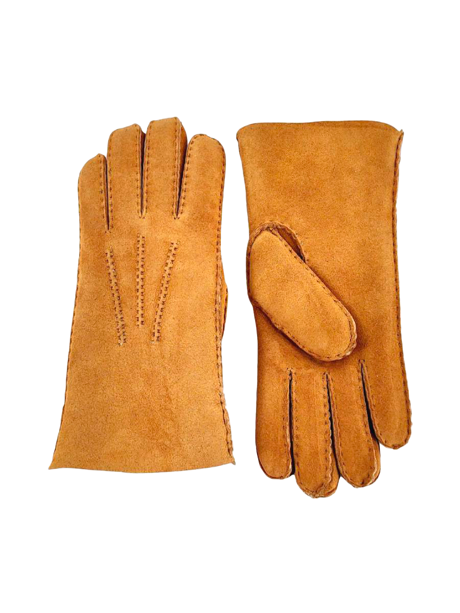 handschuhe lamm ZXM-010 Shearling-Handschuhe – Kamel – Stampe Denmark