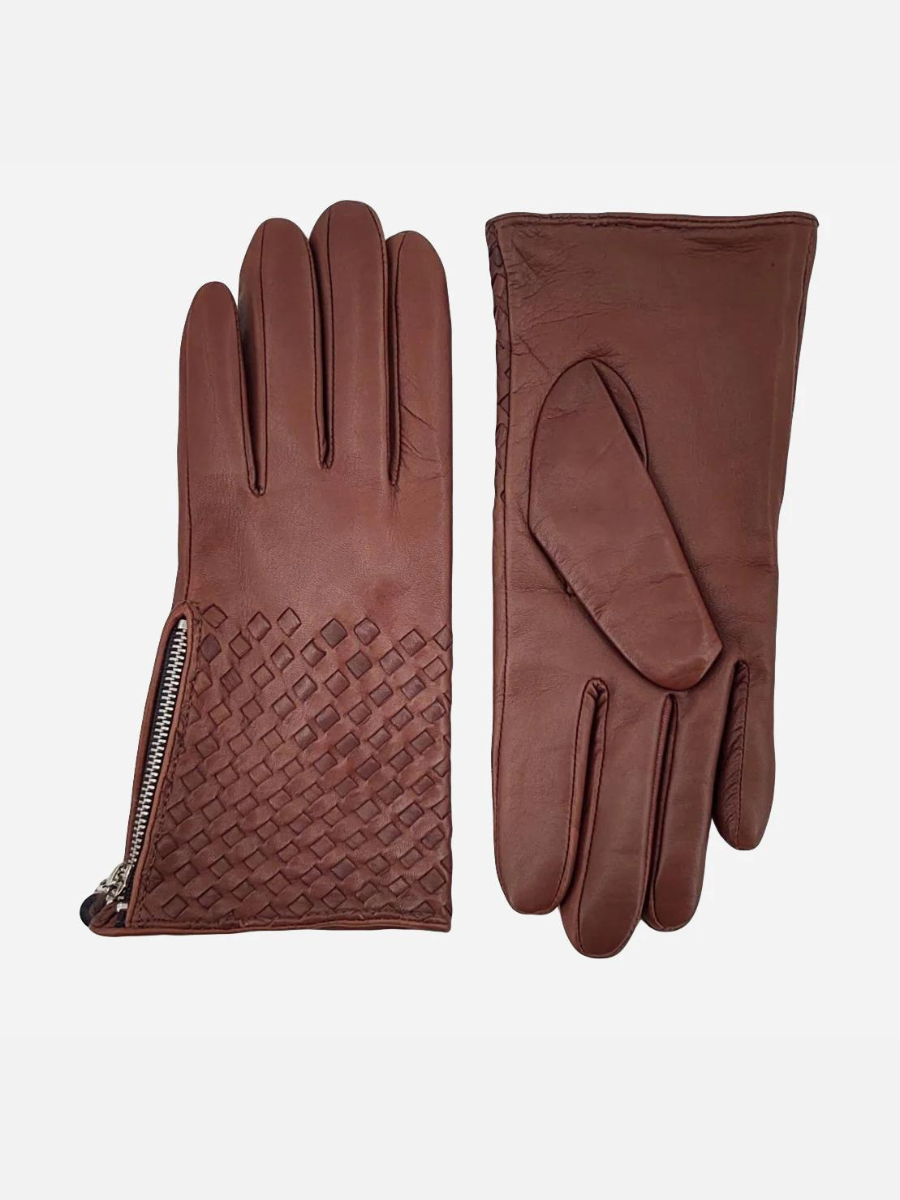 Z-1601 Zip Glove - Läder / Skindhandske - Tillbehör - Whisky