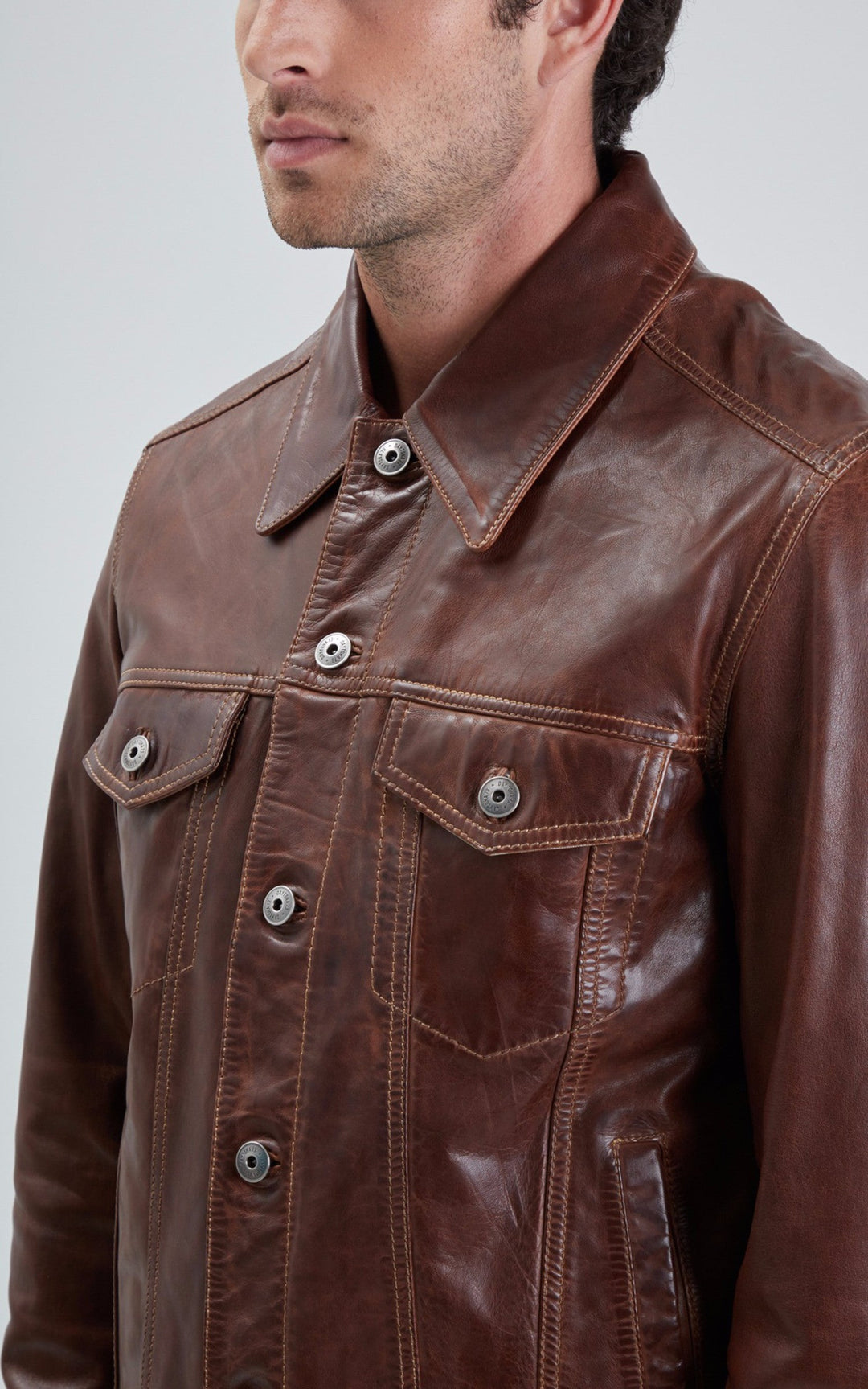 A "BAKER 101846" Marron Daytona 73 Blouson Homme interior photo