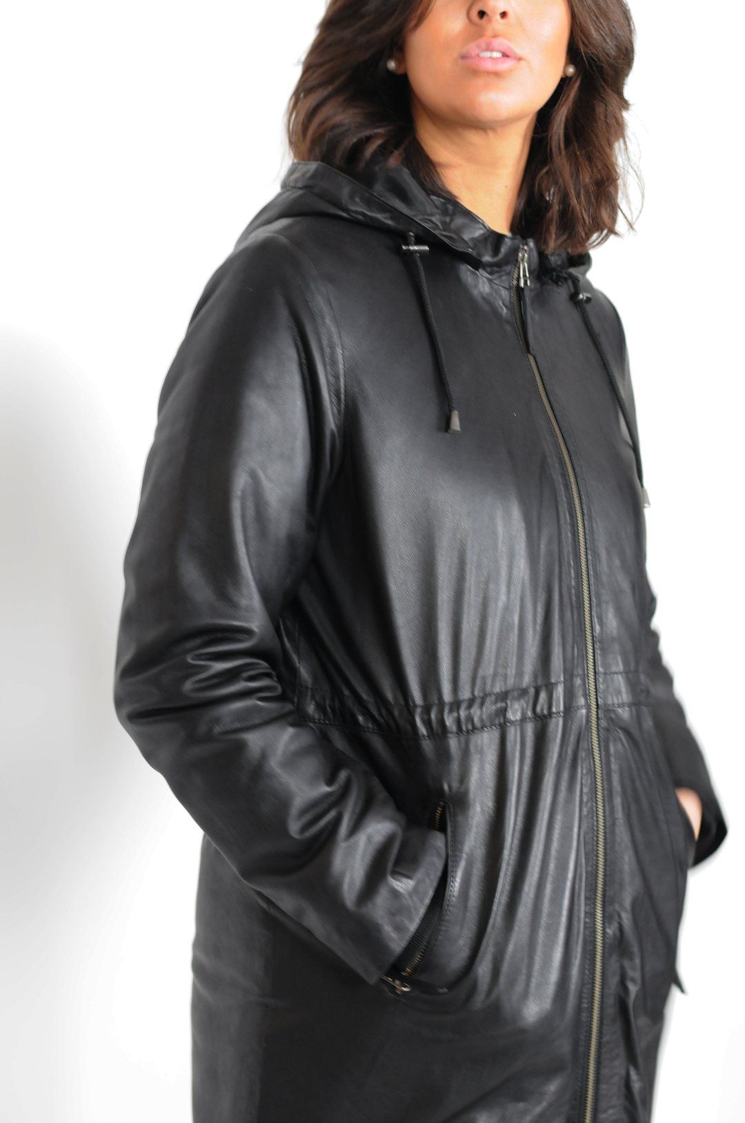 Sienna - Lamb Malli Leather jacket - Women - Black