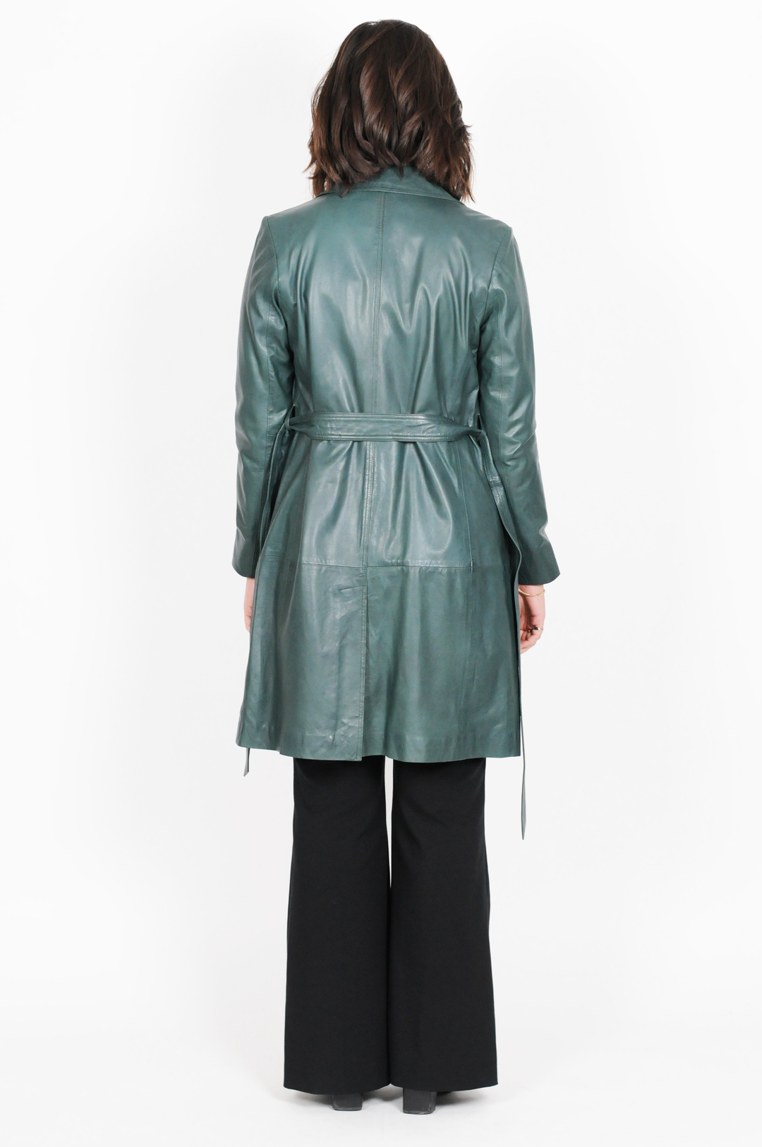 Amara - Lamb Leatherjacket - Women - Copper Green