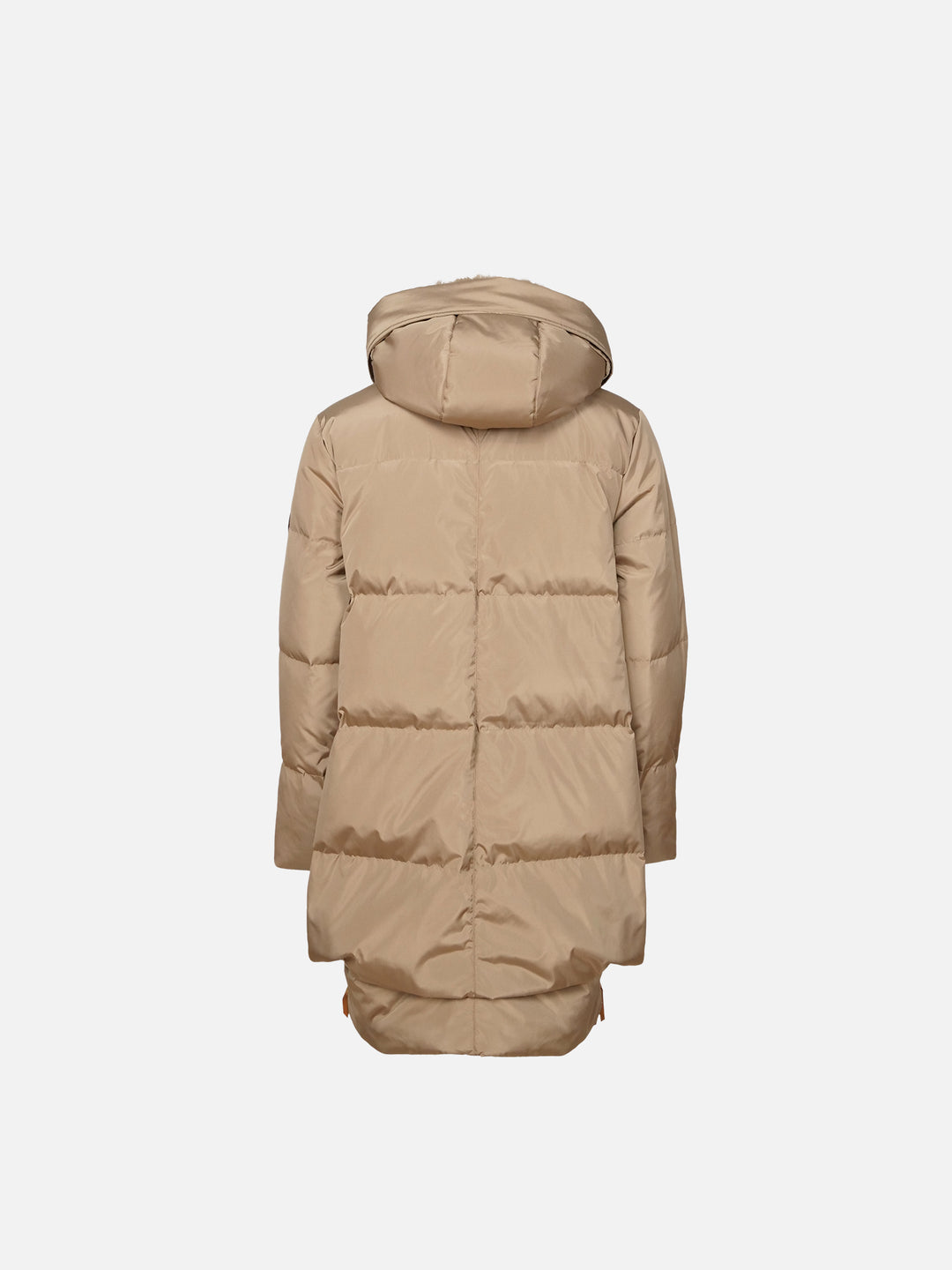 Forever, 90 cm. - Hood - Down jacket - Women - Camel