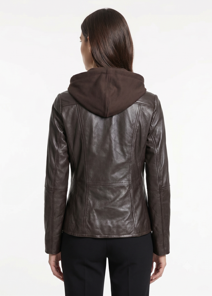 Hollis, 65 cm. - Pelle di pecora - Donna - Marrone scuro