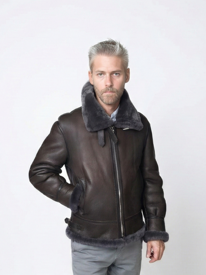 Ivanohe, 69 cm. - Lamm Crackle - Mann - Braun