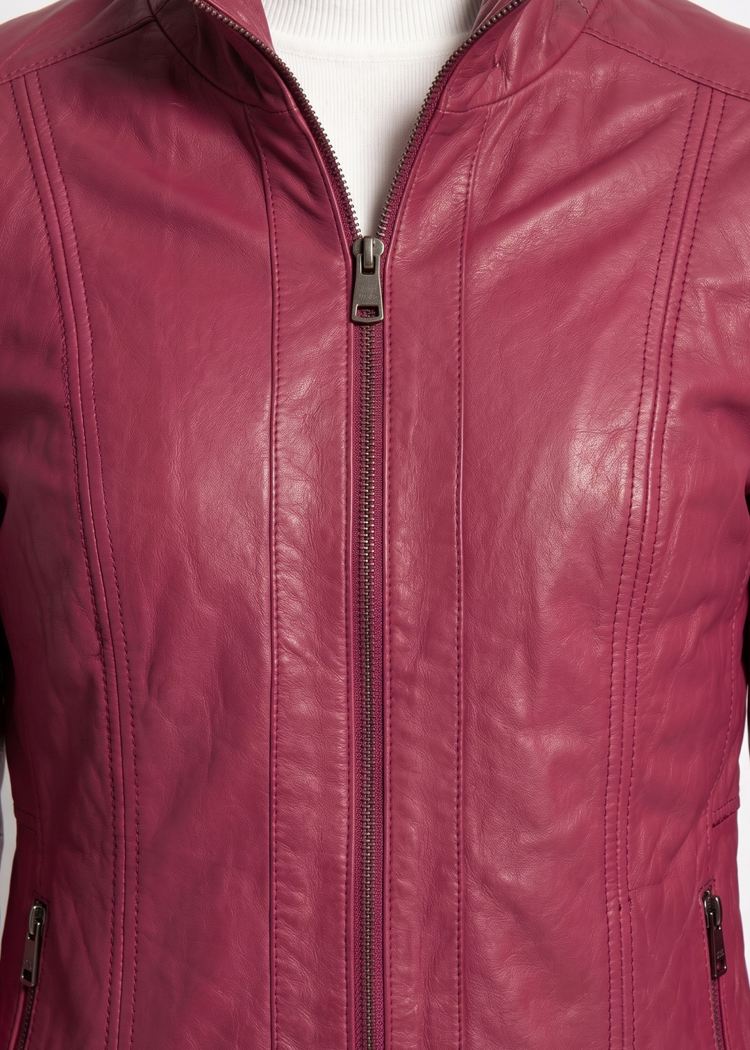 Alize, 60 cm. - Lamm-Dior-Leder - Damen - Magneta