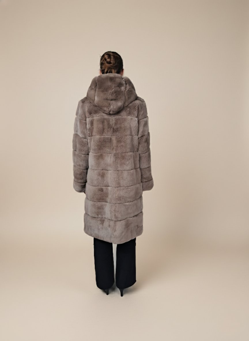 Petrovski, 100 cm. - Hætte - Rex - Kvinder - Cafe Latte