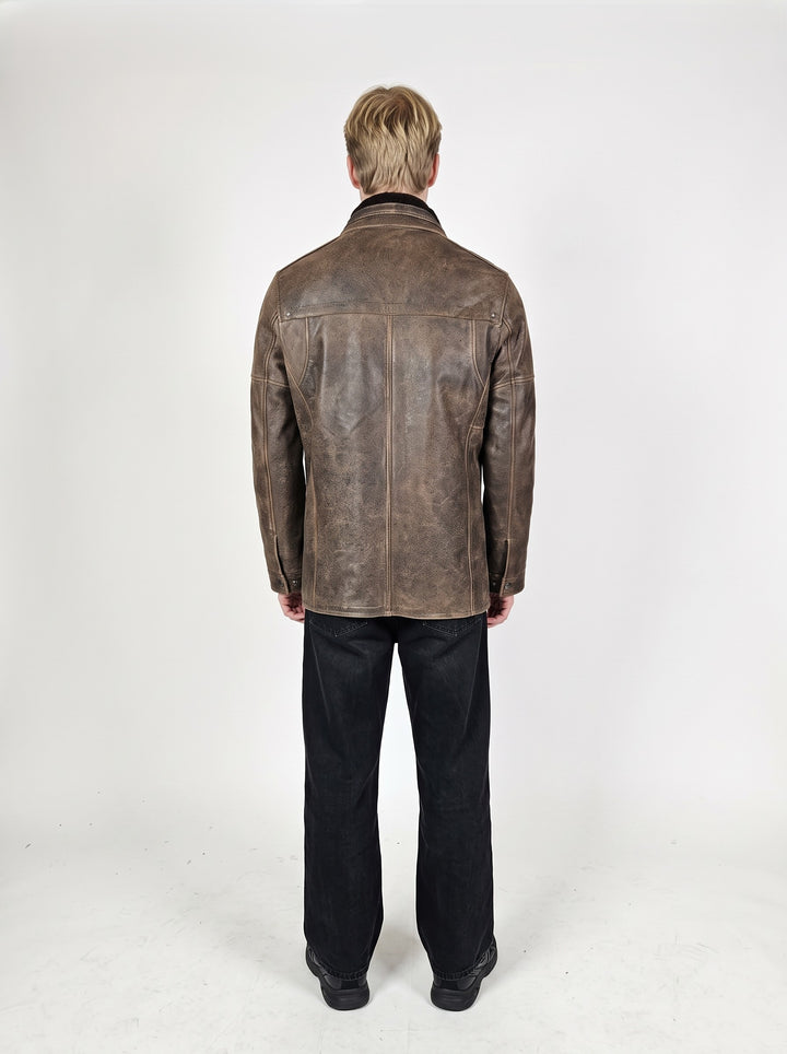 Winter Gomez, 80 cm. Lamb Crackle - Man Brown