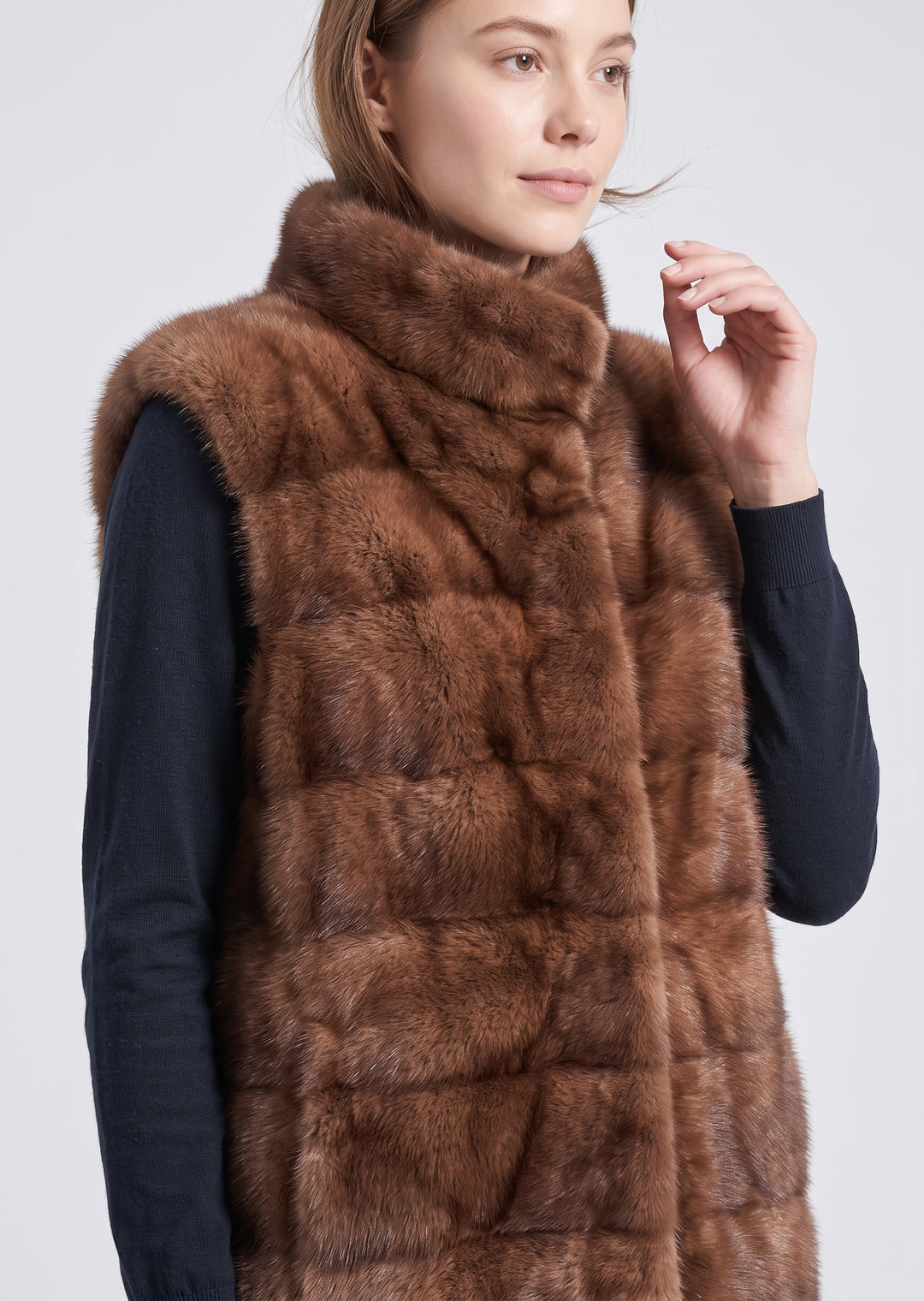 Nelly Vest, 70 cm. - Minkur - Konur - Pastel