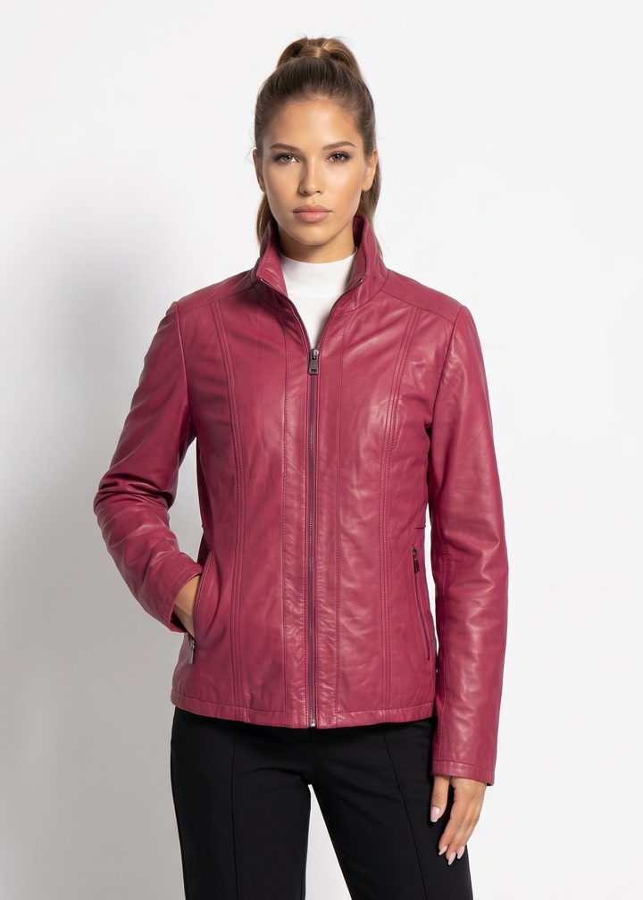 Alize, 60 cm. - Lamm-Dior-Leder - Damen - Magneta