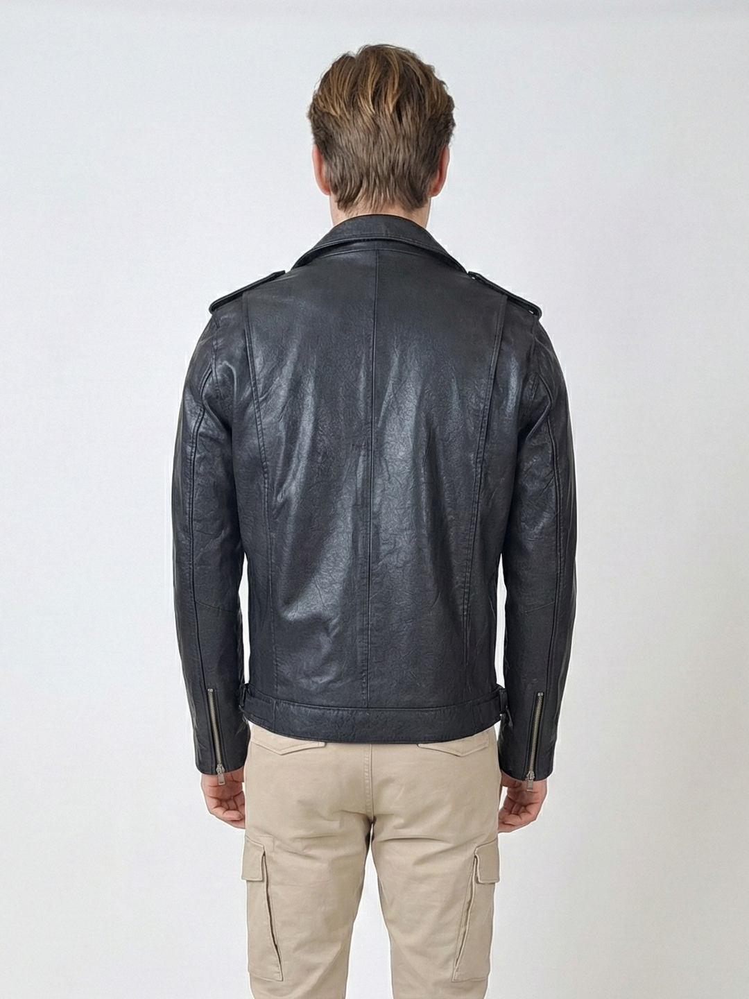 Brando - Goat Leather - Man - Black