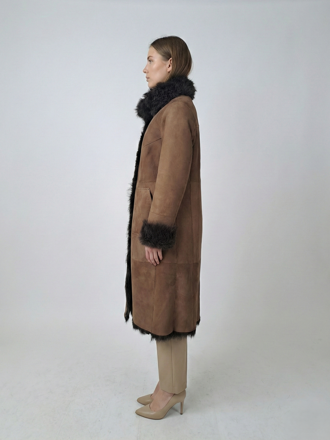 Jacurso, 105 cm. - Krave - Ruskindslam - Damer - Brun