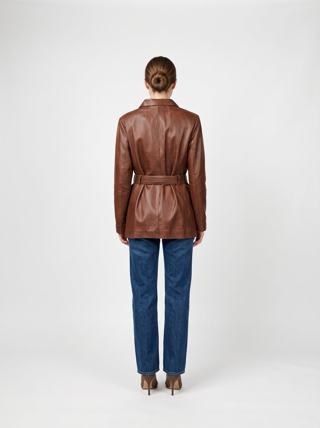 Jolene - Lamsdik Dace-leer - Dames - Whiskey