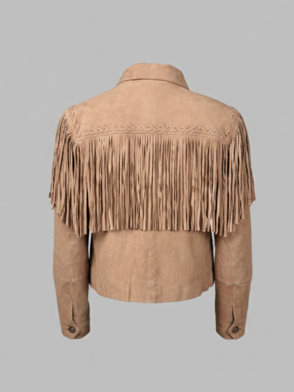 Krystal, 52 cm. - Krave - Ruskind af gede - Damer - Taupe