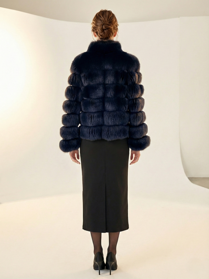 Virginia, 60 cm. - Sininen kettu - Naiset - musta.