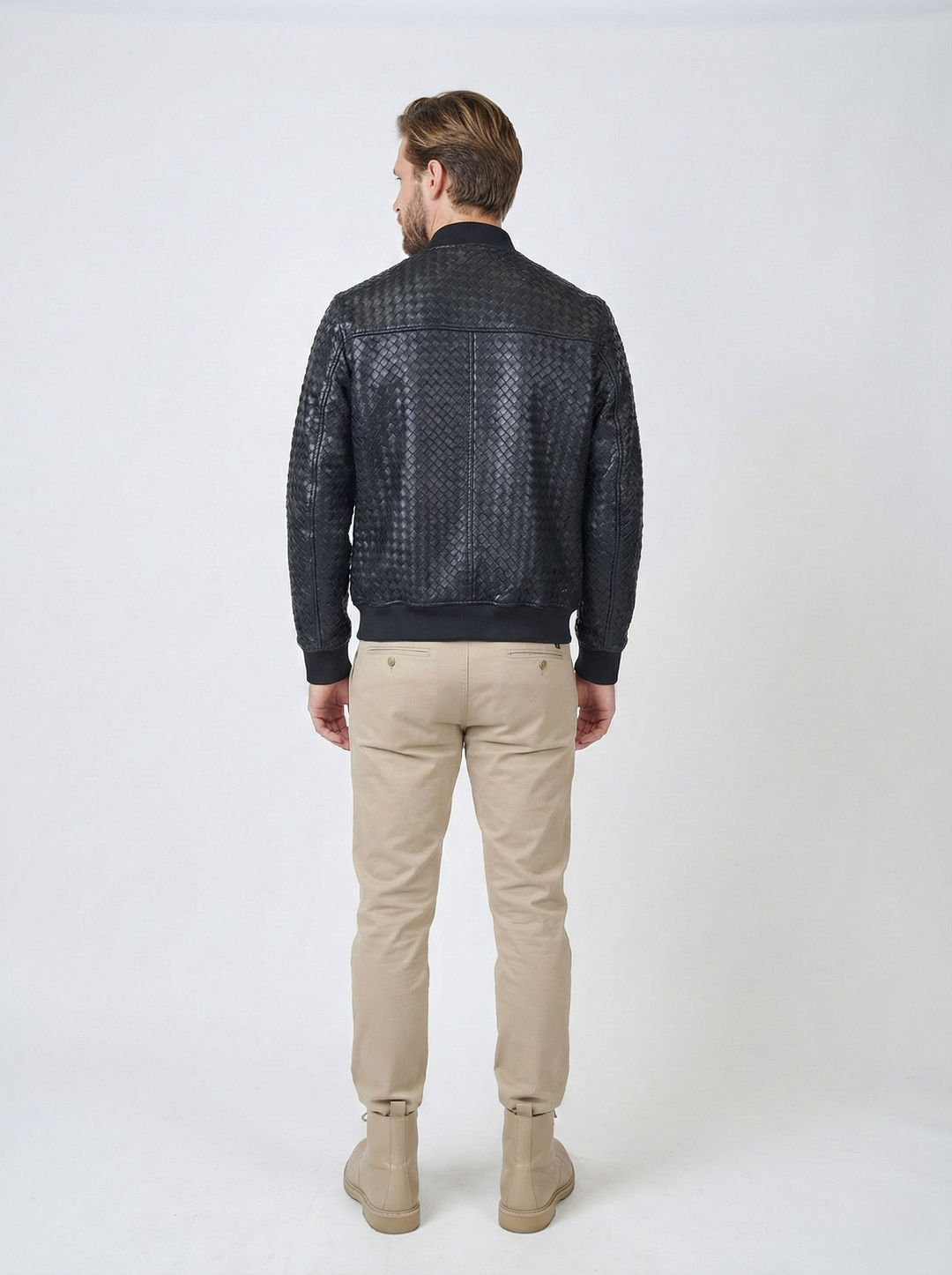 Luca, 68 cm. - Lammnappa - Man - Svart