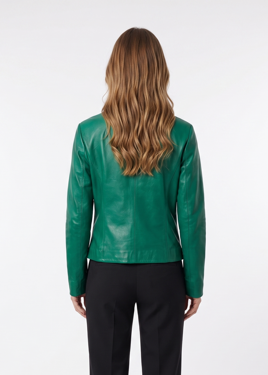 Manon, 55 cm. - Lamm-Dior-Leder – Damen – Neugrün