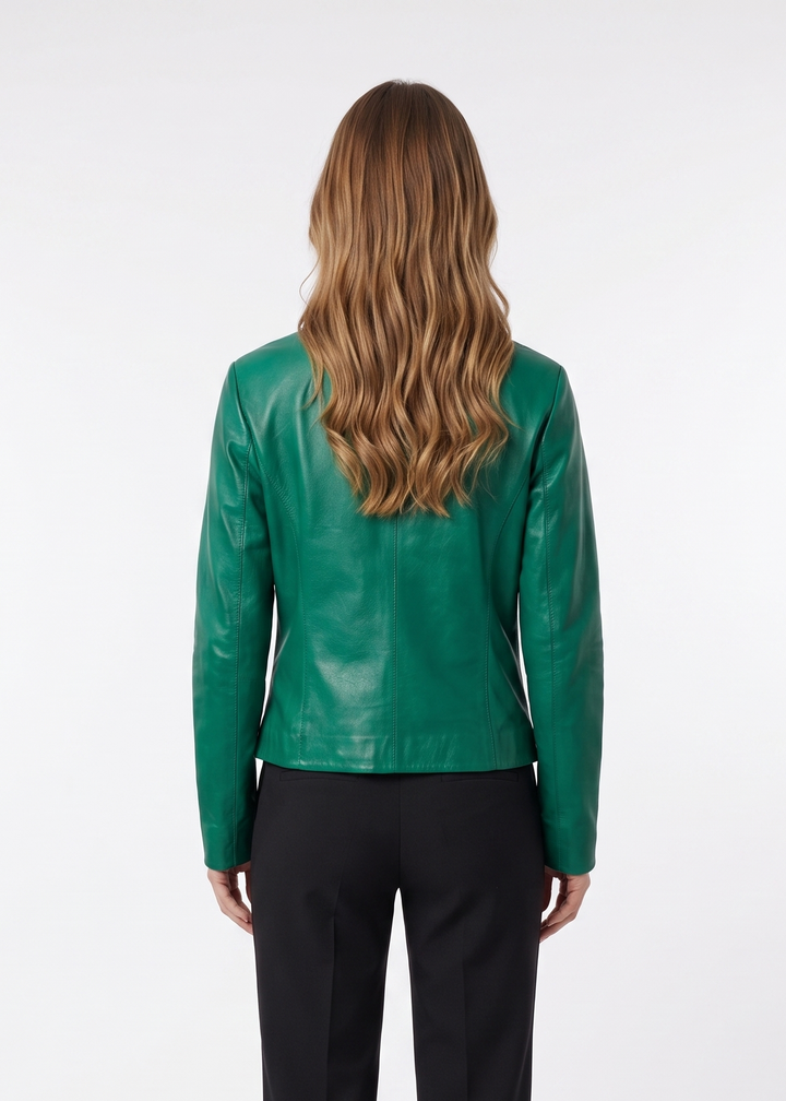 Manon, 55 cm. - Lamm-Dior-Leder – Damen – Neugrün