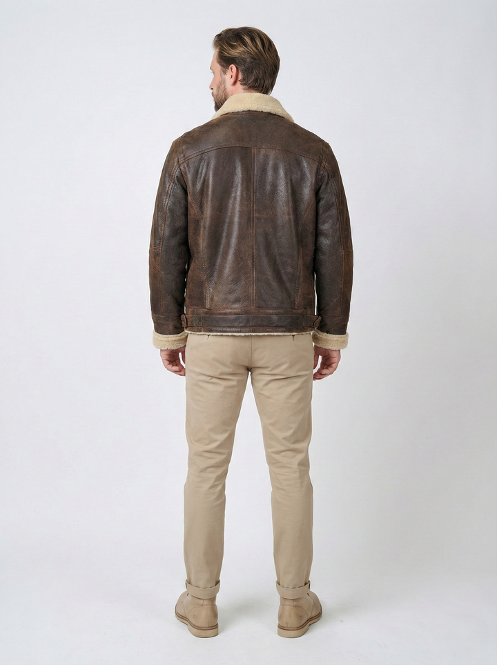 Biggles - Lamme Tornado Læder - Mand - Mellembrun