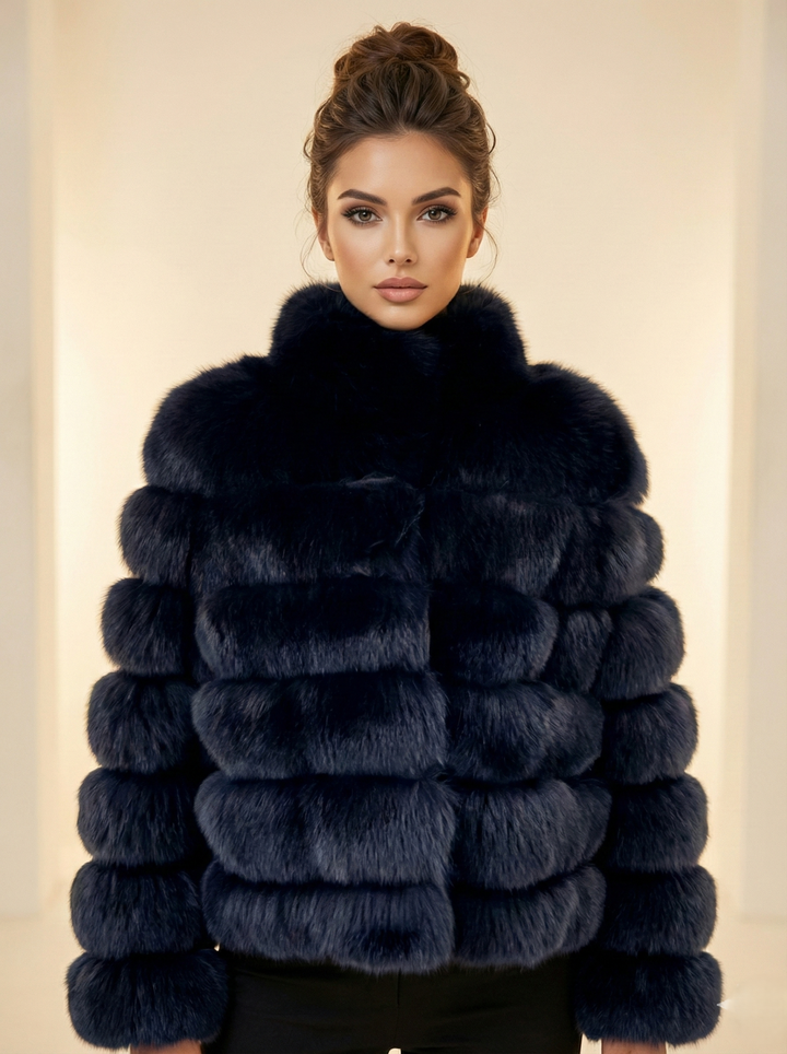 Virginia, 60 cm. - Sininen kettu - Naiset - musta.