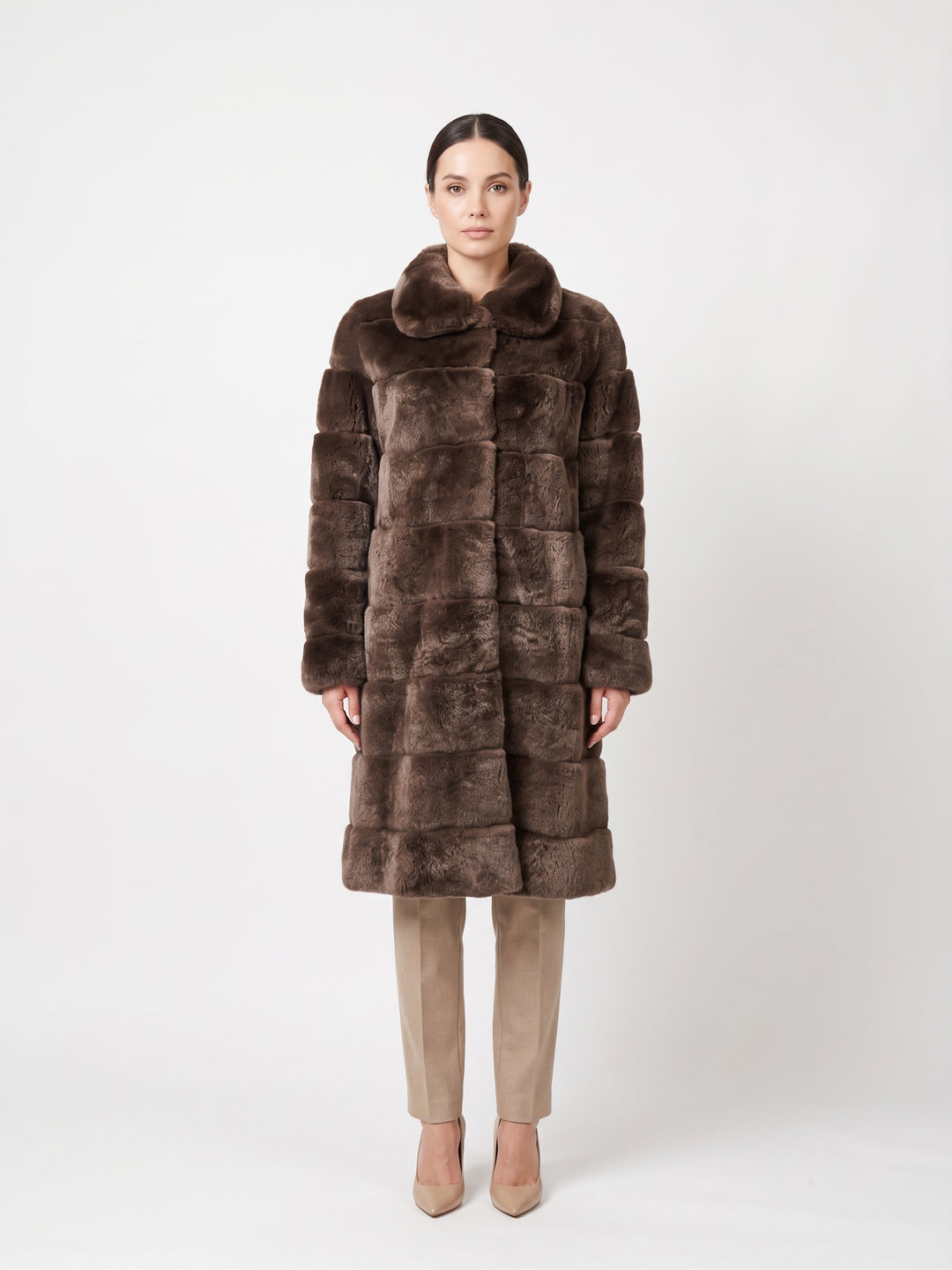 Petrovski, 100 cm. - Collar Rex - Women Light Brown