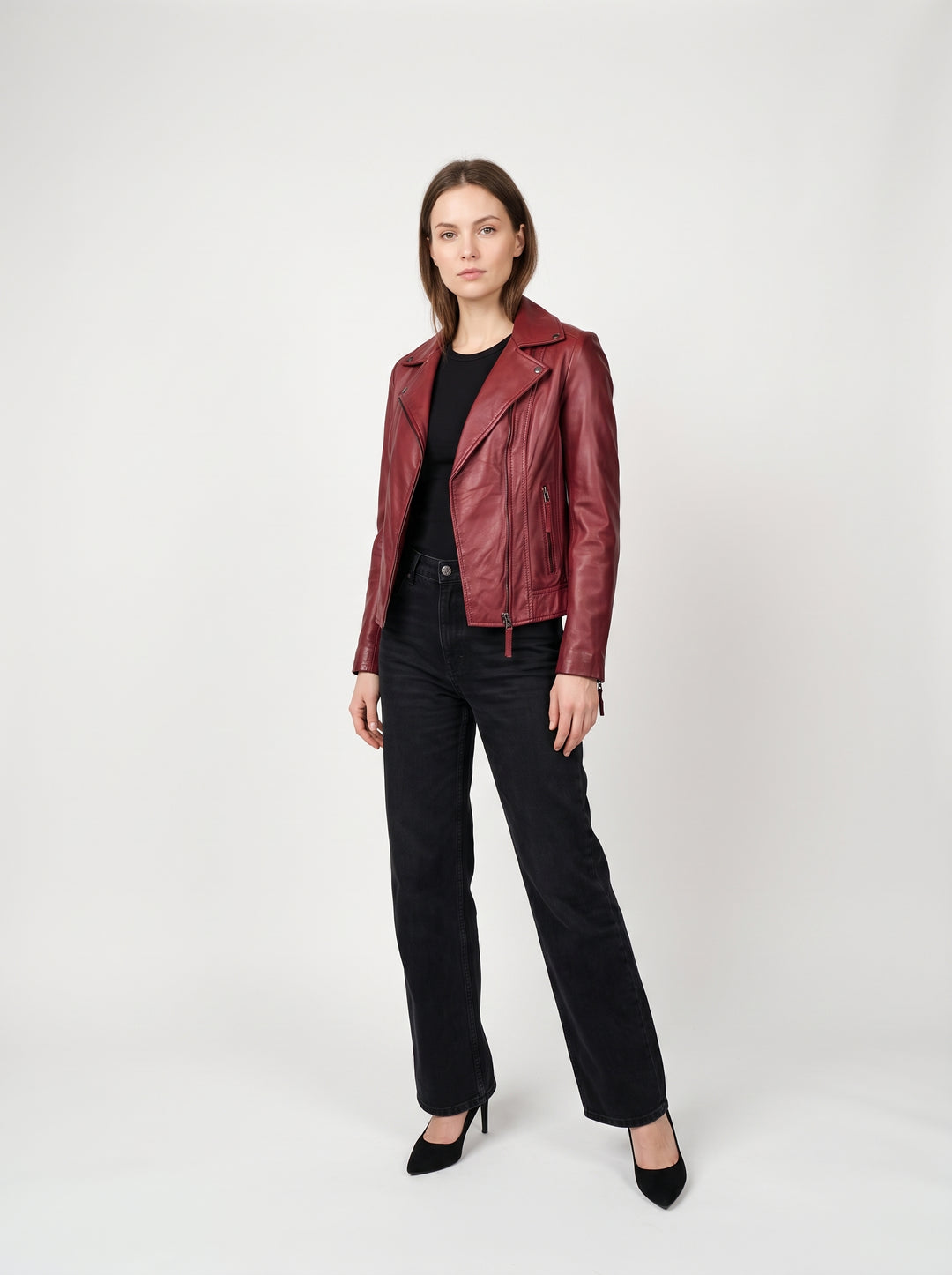 Bella - Lamb Malli Leather - Donna - Rosso