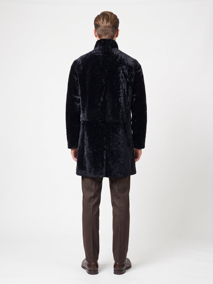Jallel, 100 cm. Wave Lamb - Man Black