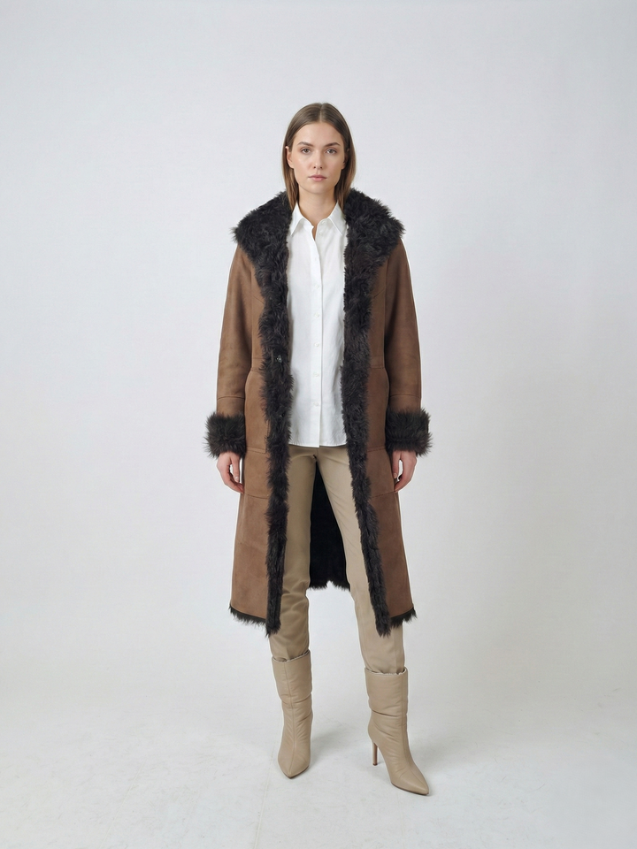 Jacurso, 105 cm. - Krave - Ruskindslam - Damer - Brun