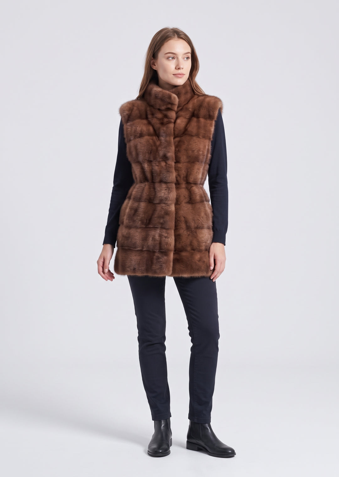 Nelly Vest, 70 cm. - Minkur - Konur - Pastel