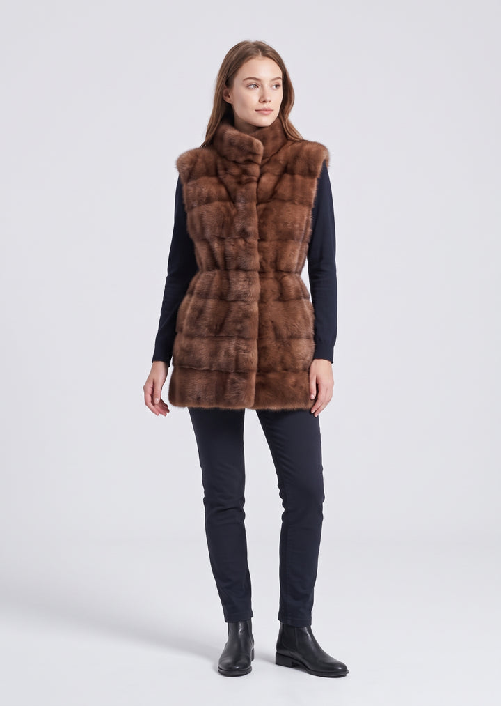 Nelly Vest, 70 cm. - Minkur - Konur - Pastel