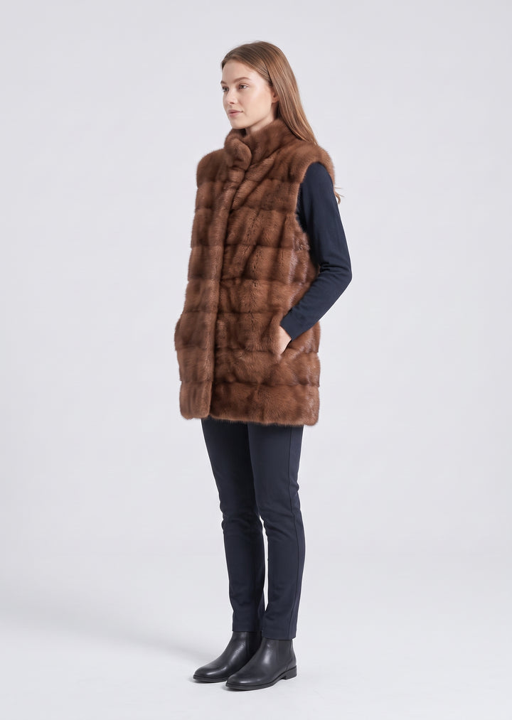 Nelly Vest, 70 cm. - Minkur - Konur - Pastel