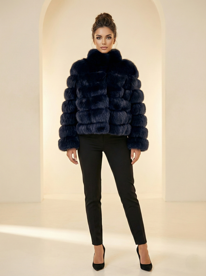 Virginia, 60 cm. - Sininen kettu - Naiset - musta.