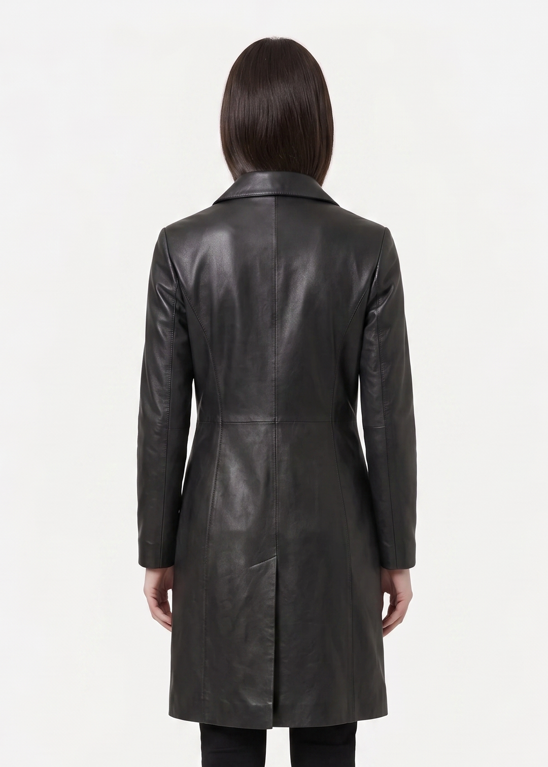 Erika - Lamb Thin Malli Leather -Dame - Sort